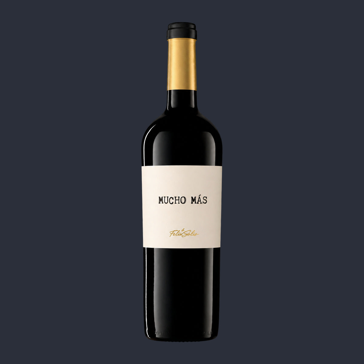 Félix Solis Mucho Mas Tinto – ganze Flasche auf Anthrazit