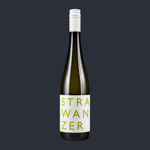 2024 Gruener Veltliner Federspiel® Ried Setzberg – ganze Flasche auf Anthrazit