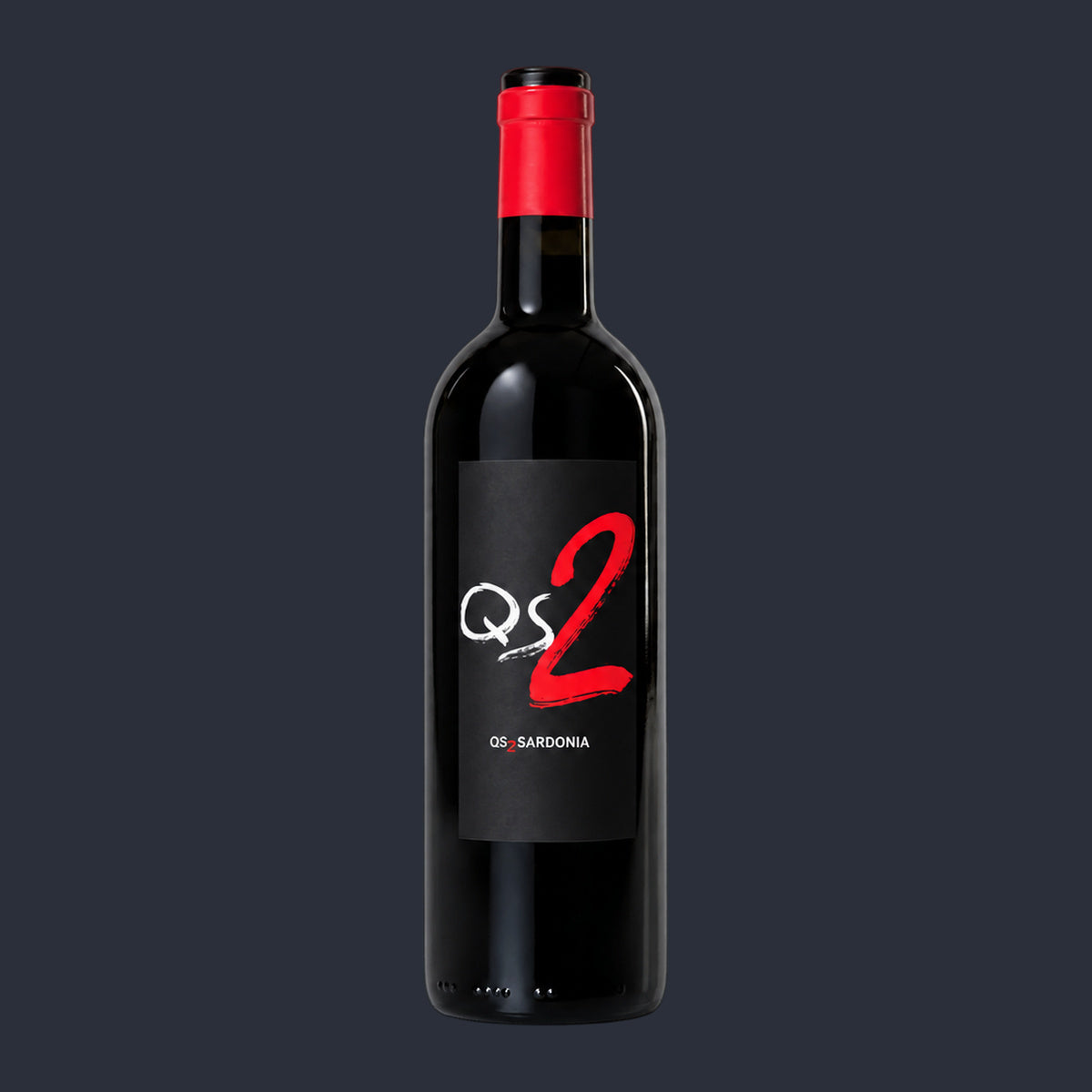 QUINTA SARDONIA – QS2 2022 – ganze Flasche auf Anthrazit