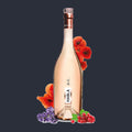 HABLA DE TI ROSÉ 2024 – ganze Flasche auf Anthrazit