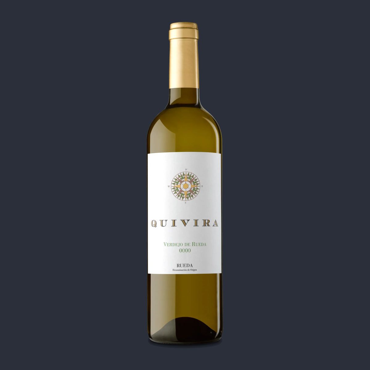QUIVIRA VERDEJO 2025 – ganze Flasche auf Anthrazit