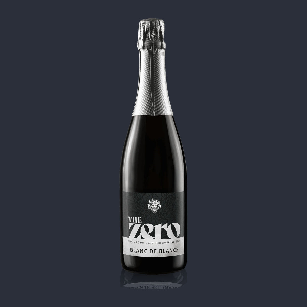 THEZERO - Sparkling Blanc de Blancs 750 ml – ganze Flasche auf Anthrazit