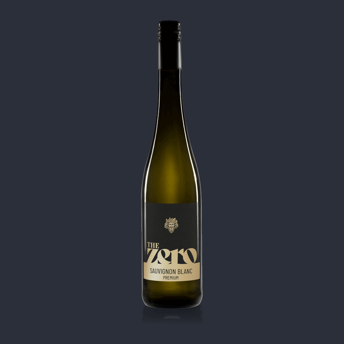 THEZERO - Sauvignon Blanc Premium 750 ml – ganze Flasche auf Anthrazit