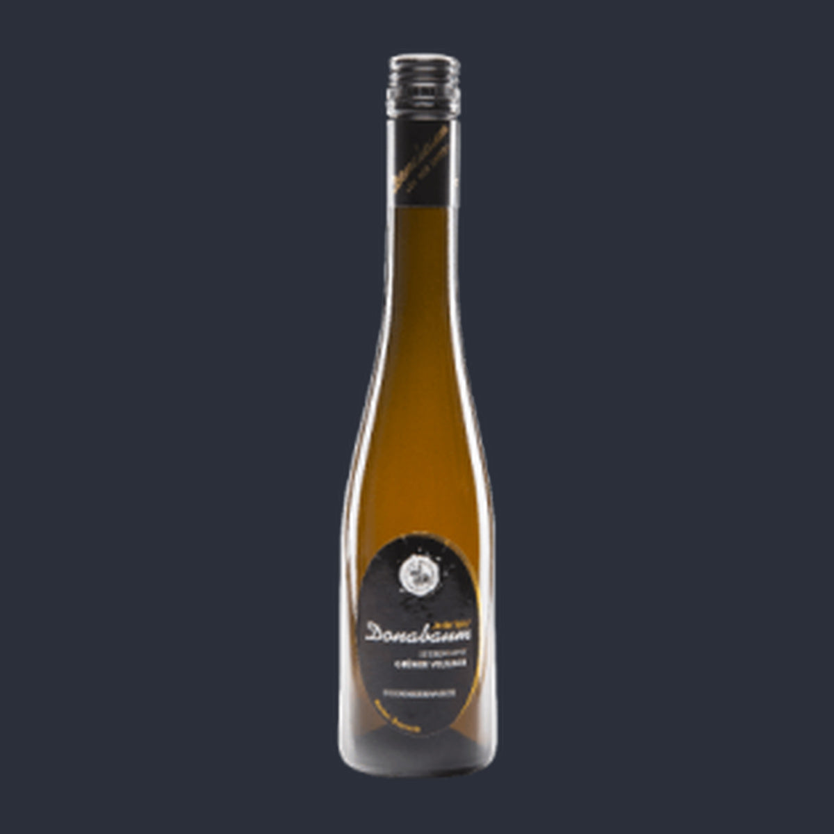 Riesling STOFF 2018 – ganze Flasche auf Anthrazit