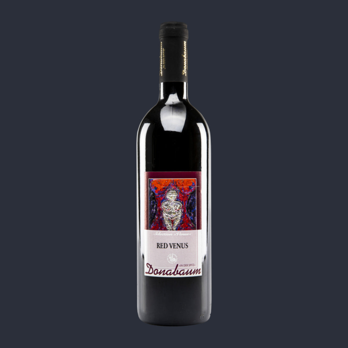 RED MAX | Cabernet Sauvignon, Zweigelt 2012 – ganze Flasche auf Anthrazit