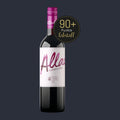 ALL ZERO RED Zweigelt 2025 – ganze Flasche auf Anthrazit